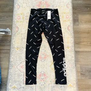 NWT Adidas Logo Tights Full Length